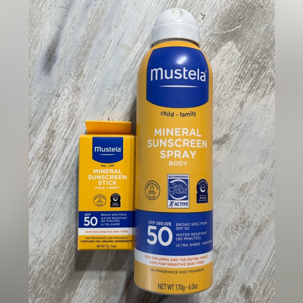 New Mustela Baby Mineral Sunscreen Set